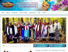 Tablet Screenshot of grandmotherscouncil.org